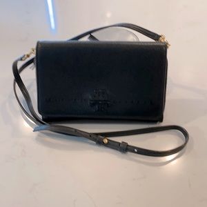 Tory Burch Black Leather Crossbody Bag